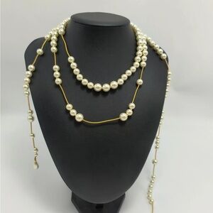 Brand-new Vivienne Westwood Asymmetrical Gold Necklace